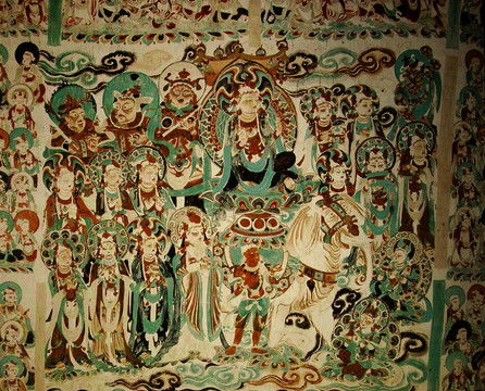 敦煌莫高窟壁畫 絲路藝術(shù)的璀璨明珠